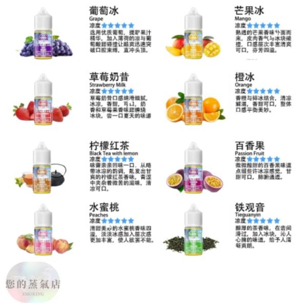 ANA煙彈 LANA油 小煙油 DER GENESIS 賴桑油 獨角獸小油 果汁公園 潮流商城