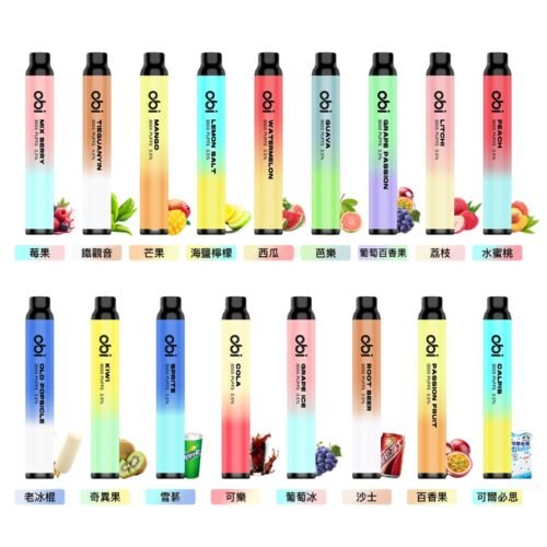 OBI一次性 8000口 多口數一次性 拋棄式 拋棄式電子煙 LANA 哩亞 CLOUDY 一次性電子煙 拋棄式