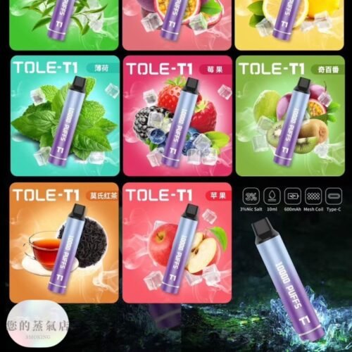 TOLE T1一次性 TX一次性 一次性主機 鴨嘴獸主機 ILIA一次性 LANA煙彈 RELX一次性 RELX拋棄式 拋棄式主機
