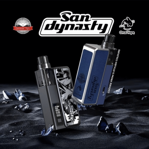 San Dynasty 小海豚 30W 小煙主機｜11色可選｜輕巧可換倉電子煙｜附空倉與配件