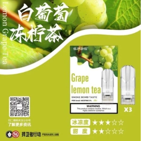 SP2S 哈密瓜口味煙彈｜思博瑞一代適用｜替換式小煙煙彈 3入裝